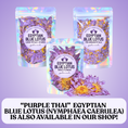 Load image into Gallery viewer, Purple Thai Egyptian Blue lotus also available in our shop.