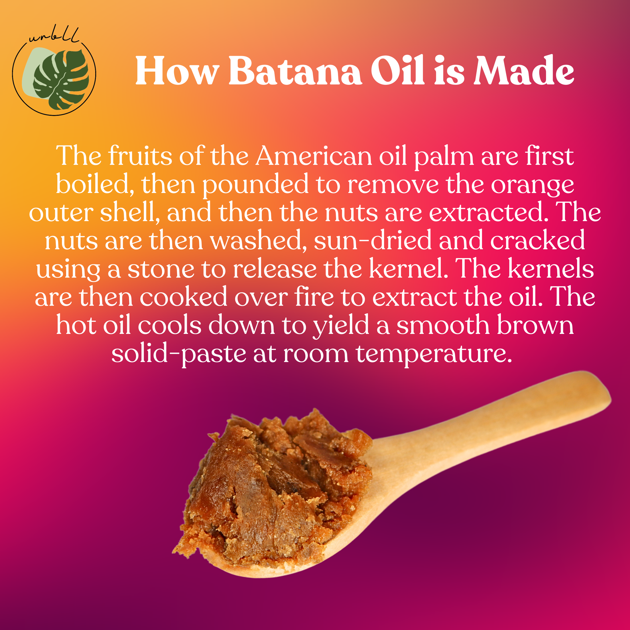 100% Pure Raw "Virgin" Batana Oil for Radiant Hair & Skin