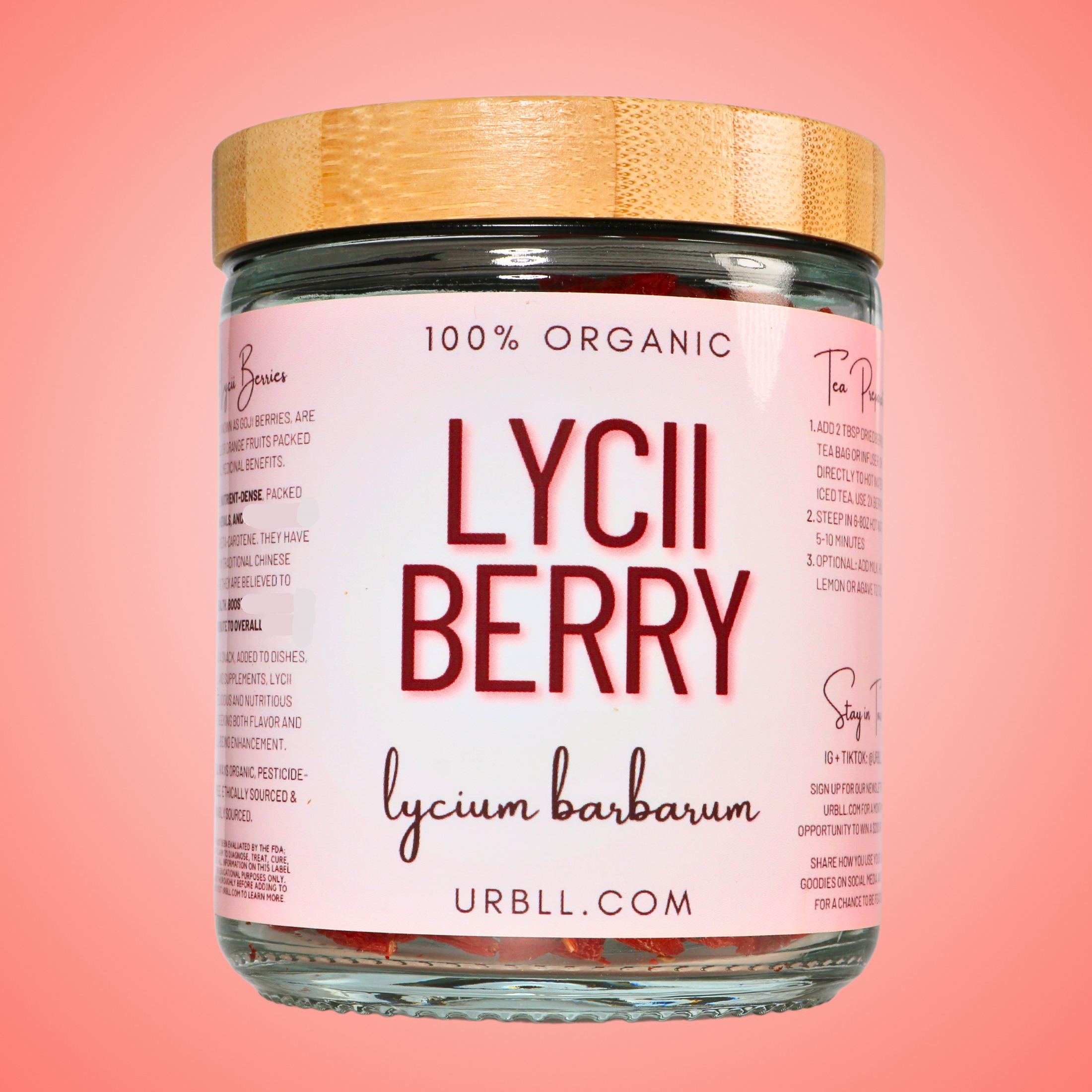 Lycii/Goji Berries - Organic