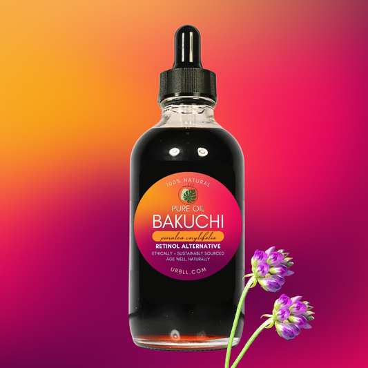 100% Pure Bakuchi (Babchi) Oil • Bakuchiol • Organic Retinol Alternative • Concentrated 4oz Bottle • For Acne, Wrinkles, Fine Lines, All-Natural Skin Care