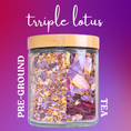 Load image into Gallery viewer, Triple Lotus Blend • Pre-Ground in Glass Jar
