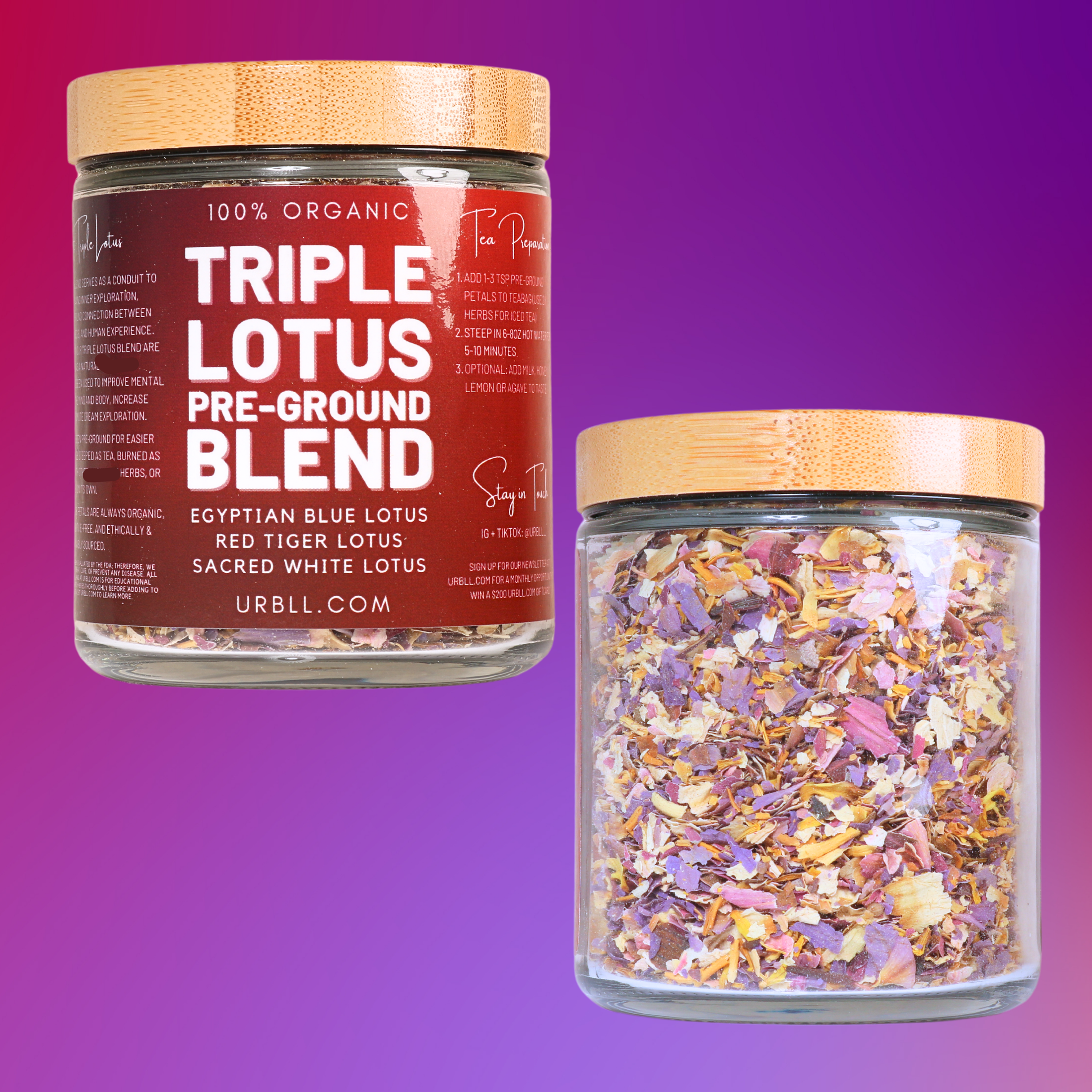 Triple Lotus Blend • Pre-Ground