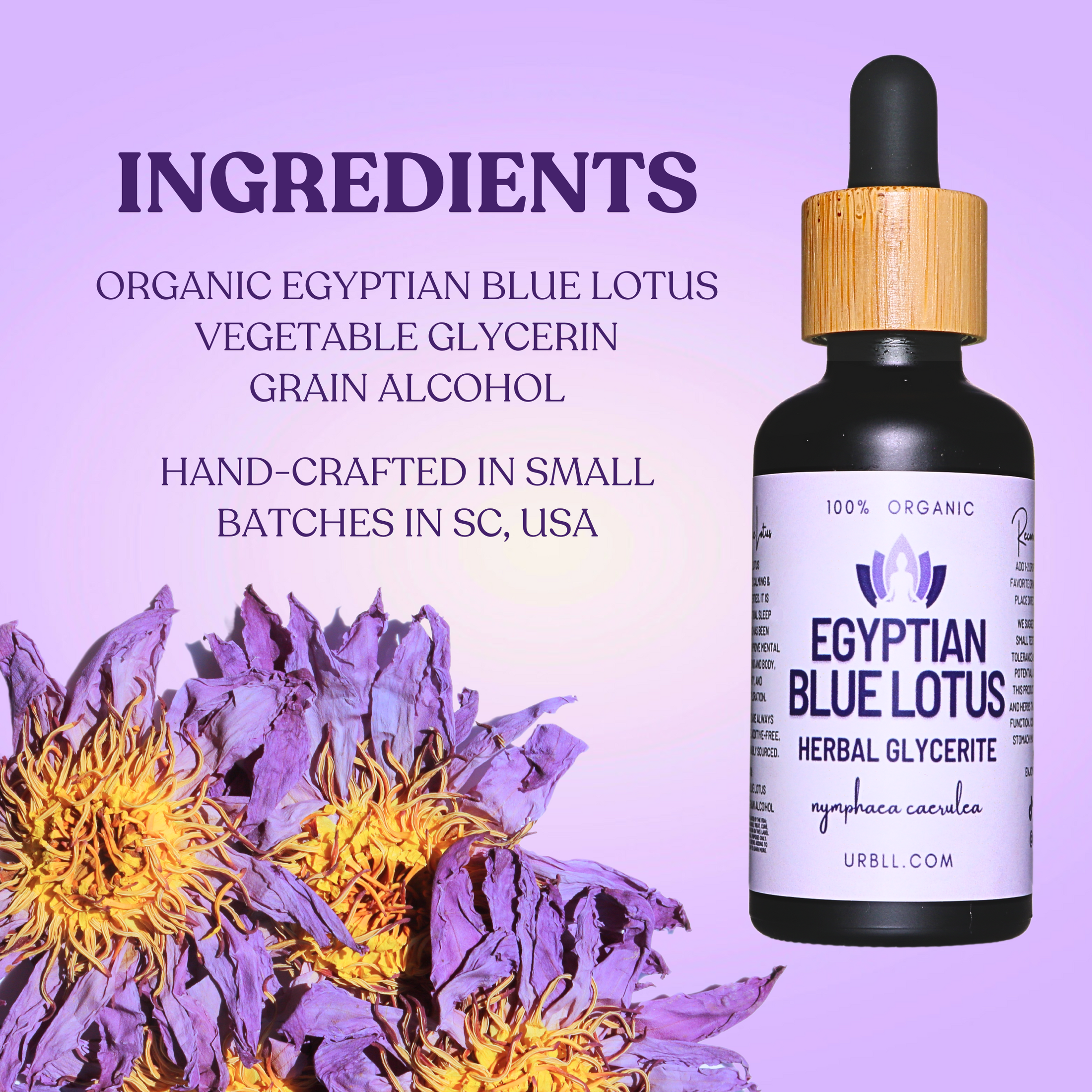 Egyptian Blue Lotus Glycerite