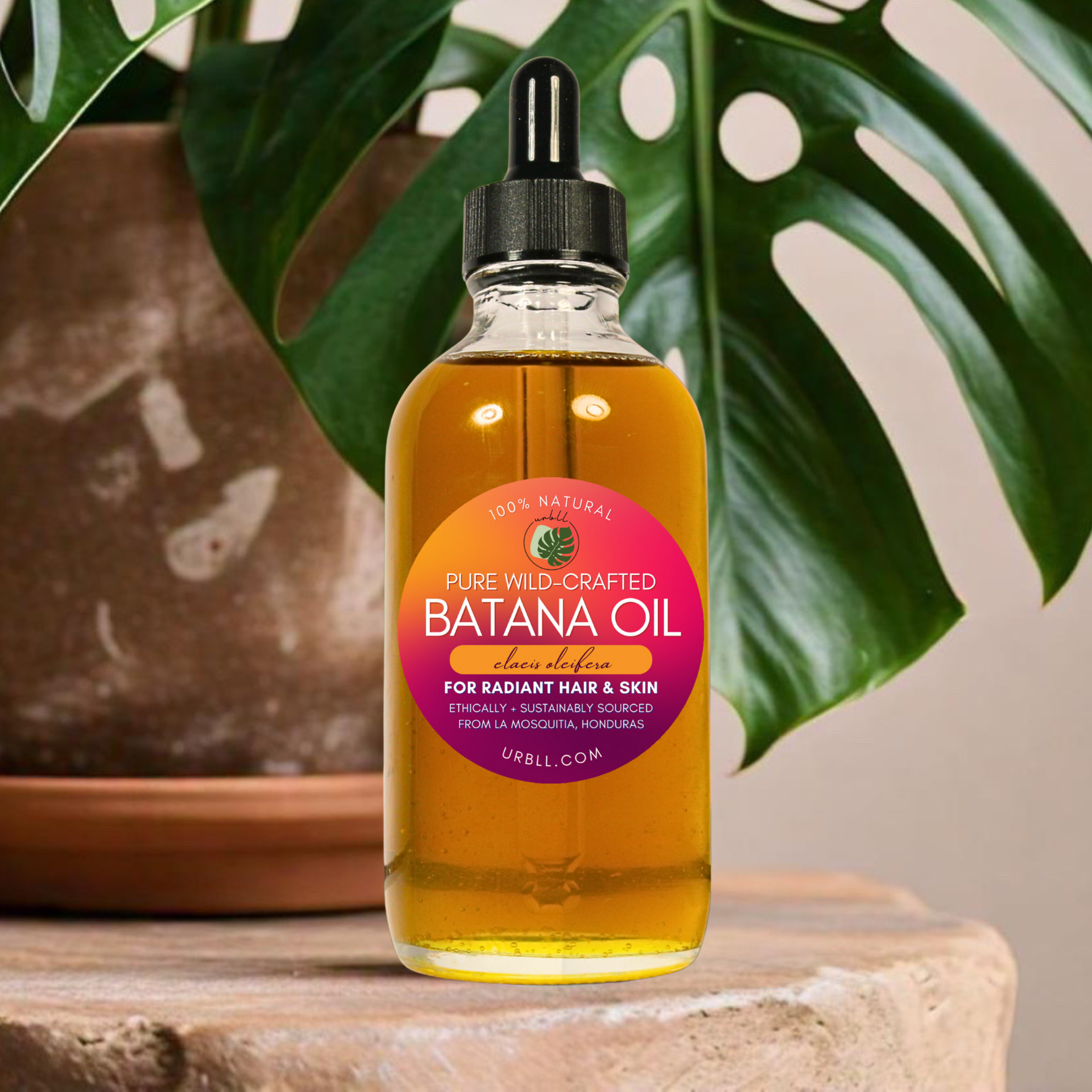 100% Pure Batana Oil • Fractionated, Wild-Harvested, Non-GMO