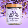 Load image into Gallery viewer, Egyptian Blue Lotus Loose Petals + Stamen in Glass Jar
