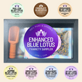 Load image into Gallery viewer, Enhanced Blue Lotus Variety Sampler Box • 7 Organic Egyptian Blue Lotus Herbal Blends
