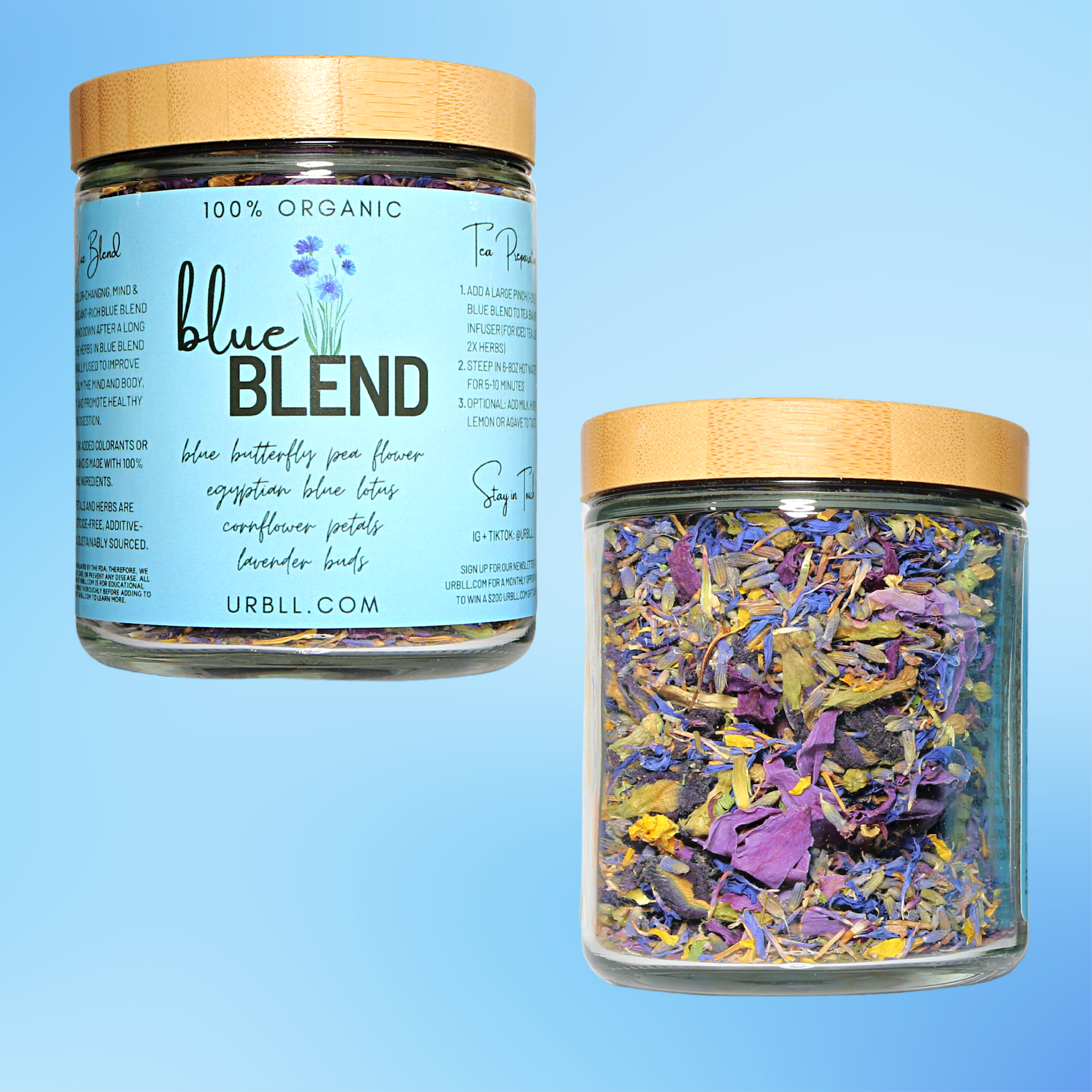 Blue Blend • Organic Blue Tea