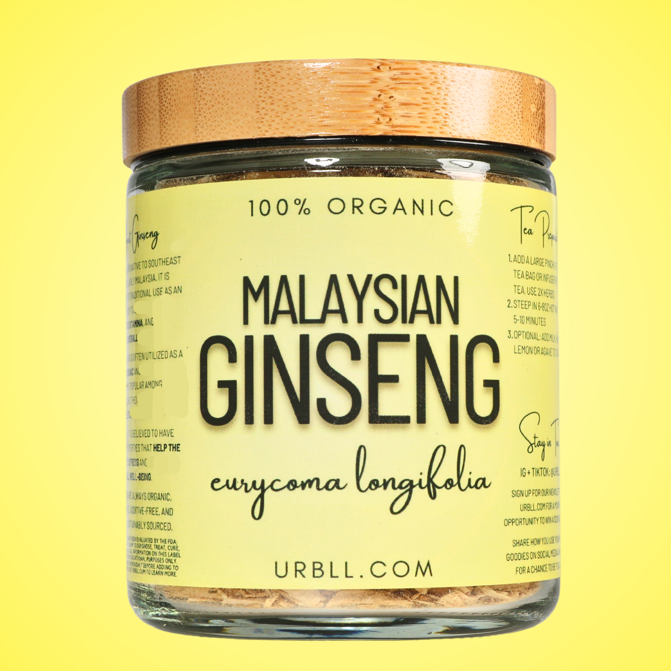 Malaysian Ginseng - Organic
