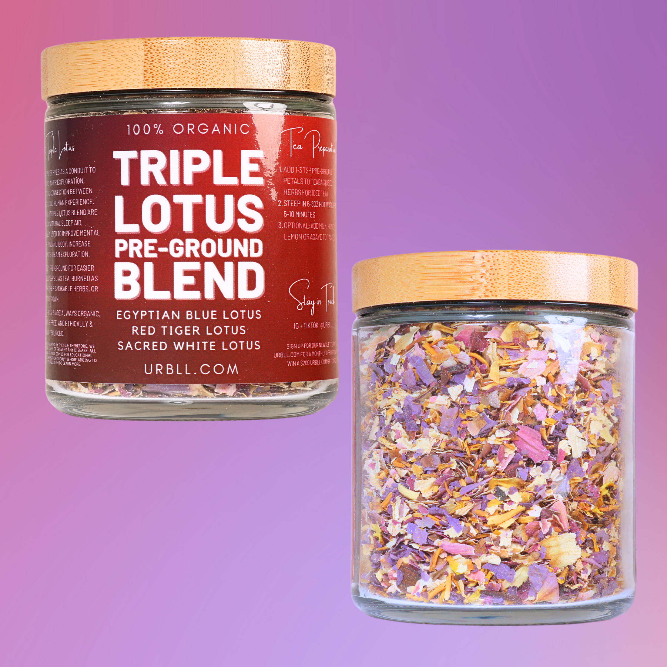 Triple Lotus Blend • Pre-Ground