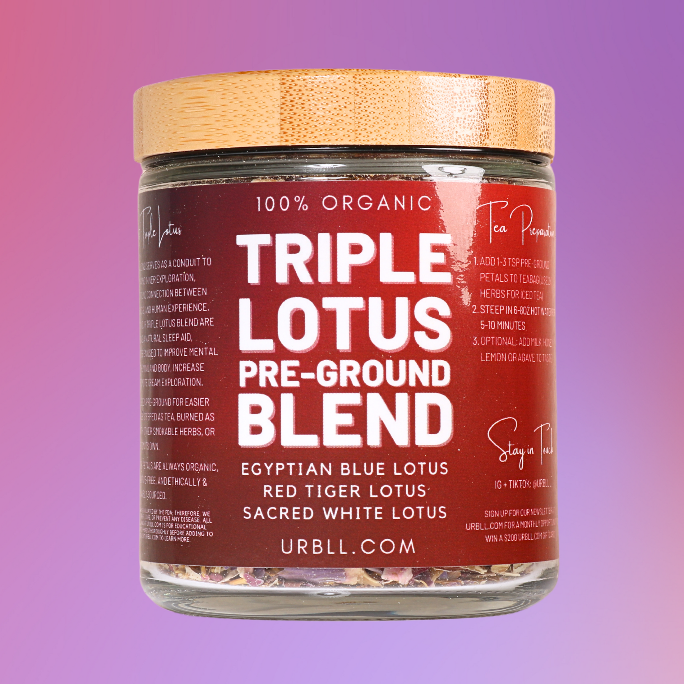 Triple Lotus Blend • Pre-Ground