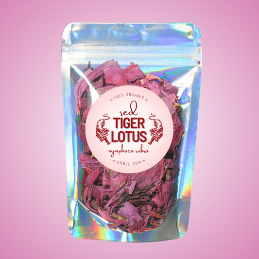 Bulk Red "Tiger" Lotus Petals - 1LB