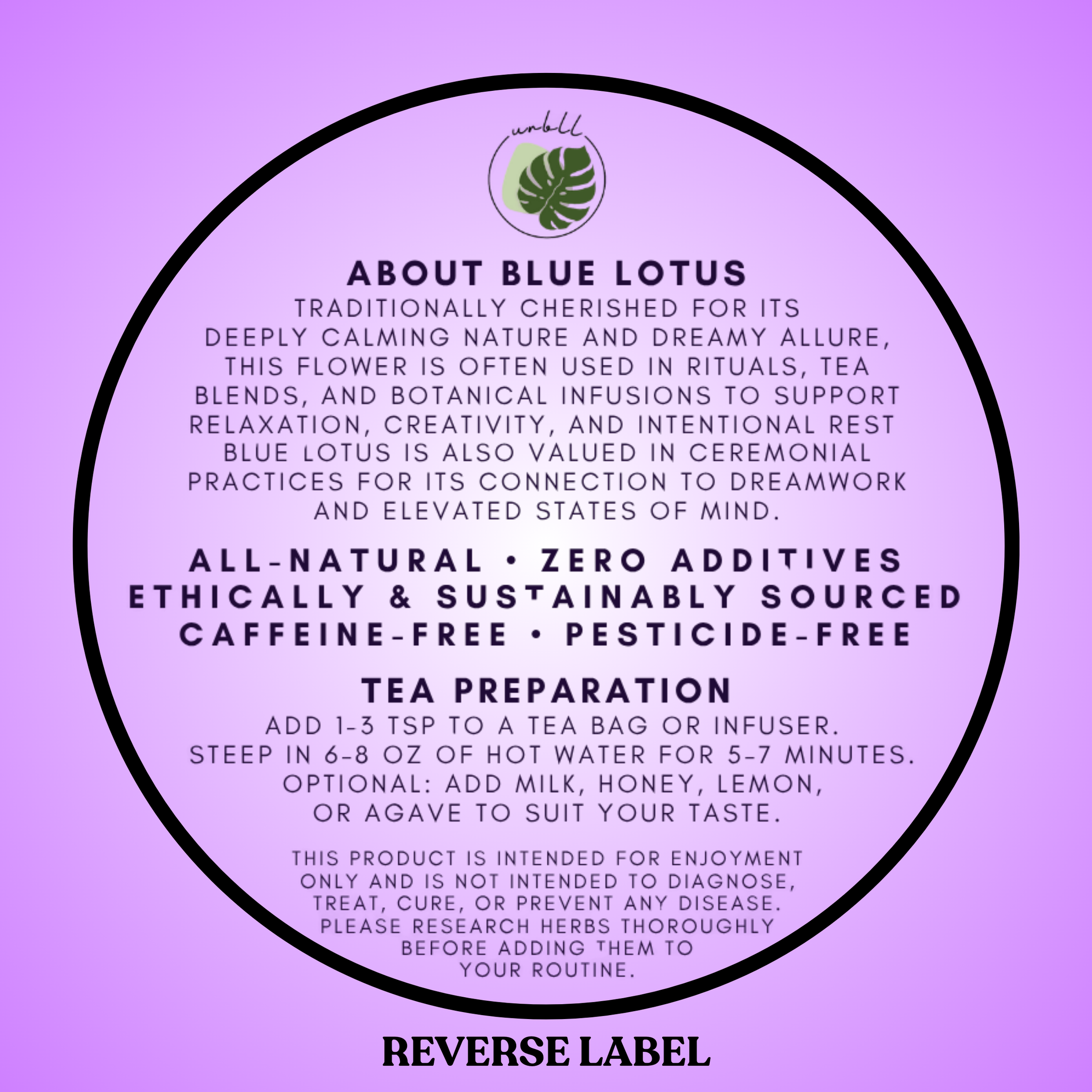 Pre-Ground Egyptian Blue Lotus • Wholesale Set of 12