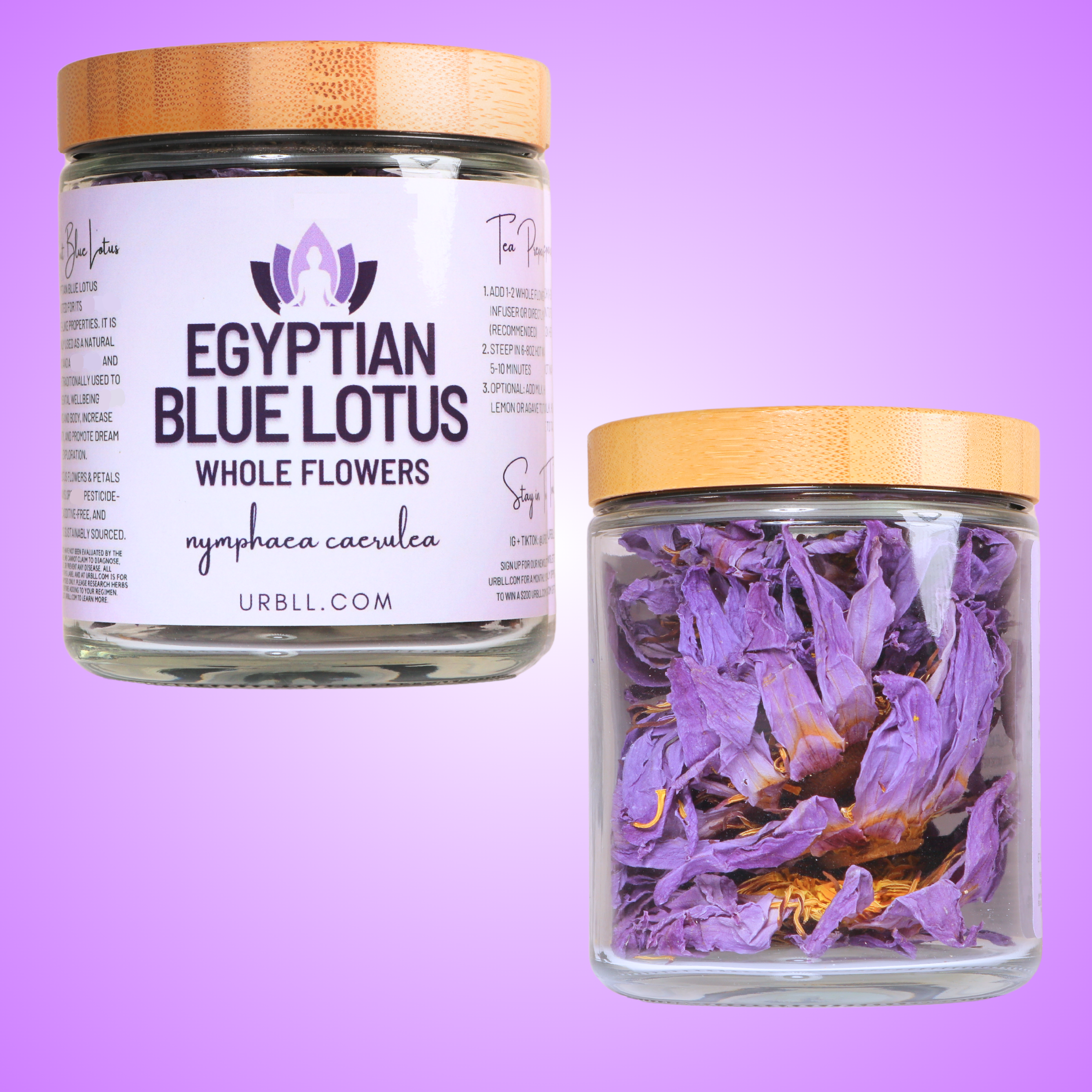 Egyptian Blue Lotus • Whole Flowers