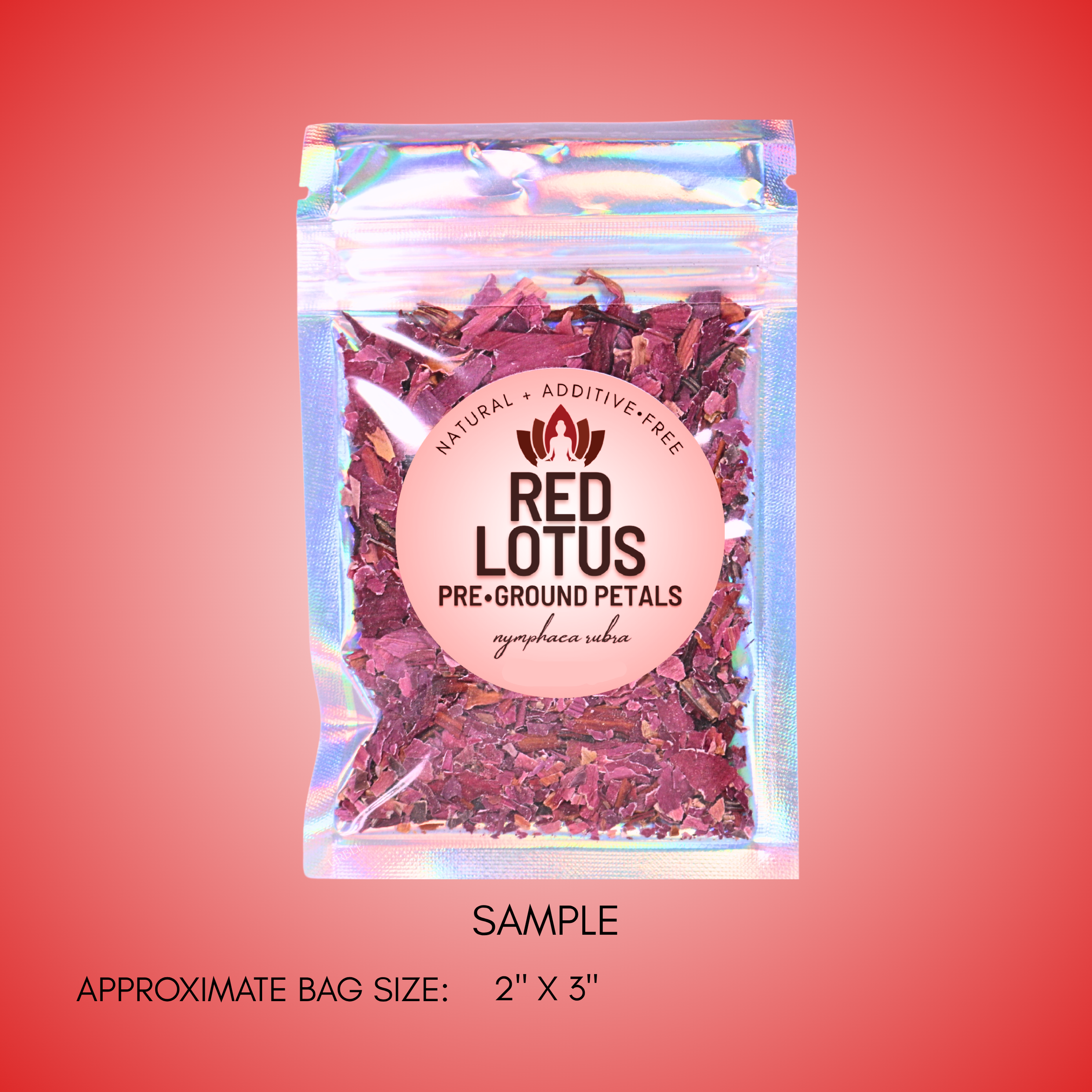 Pre-Ground Red Lotus