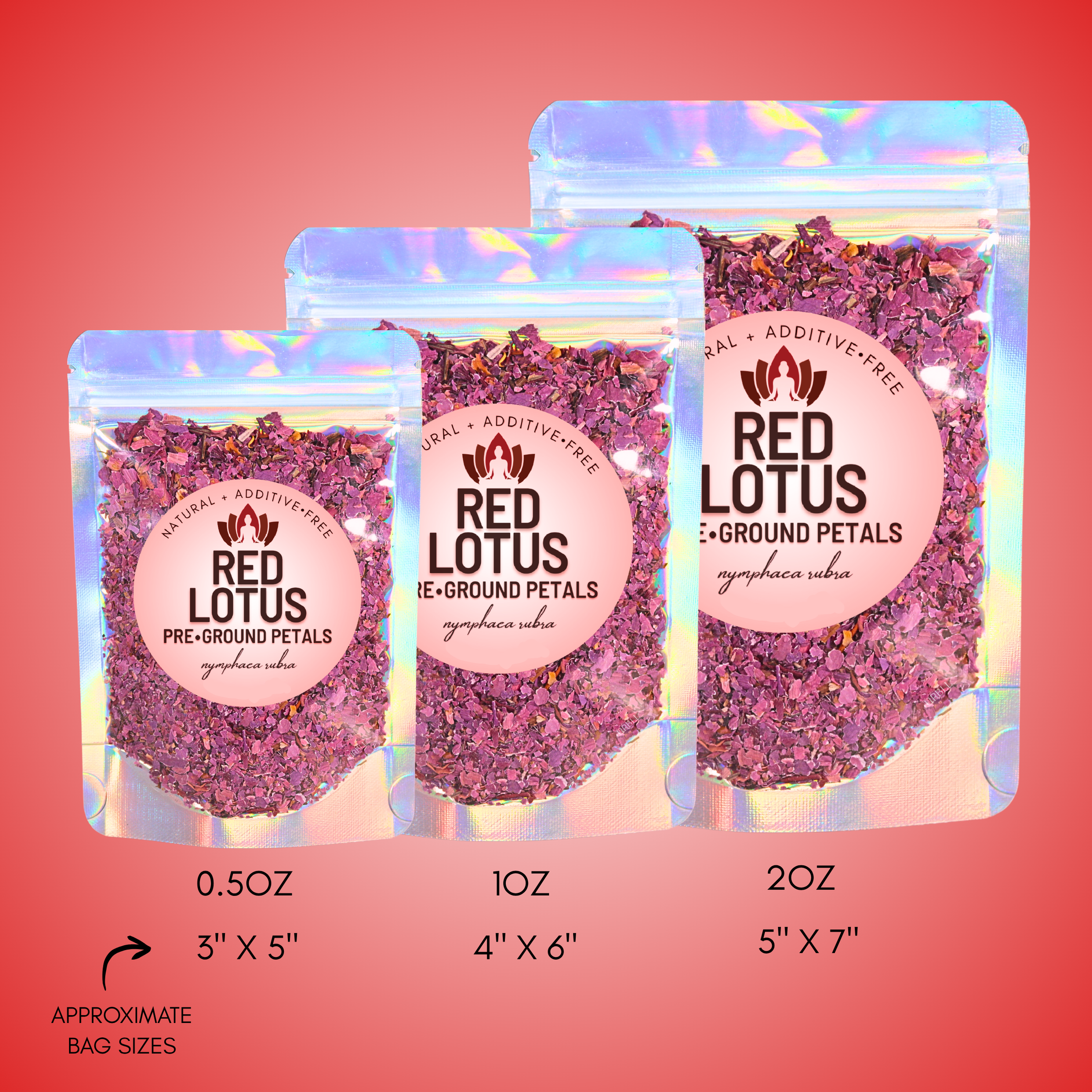 Pre-Ground Red Lotus
