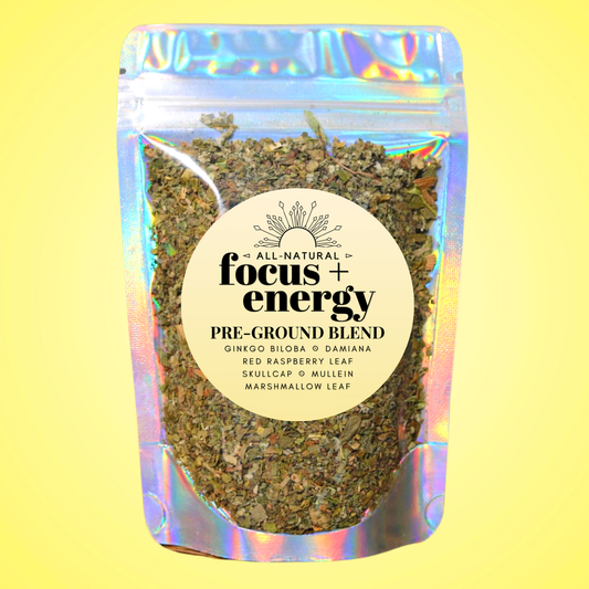 Focus + Energy Pre-Ground Herbal Blend